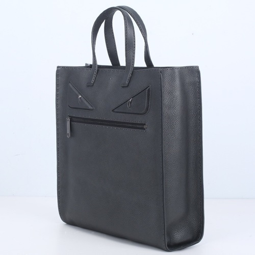 ェンディレザーユニセックストートバッグショッパーバッグB0321,ダークグレー