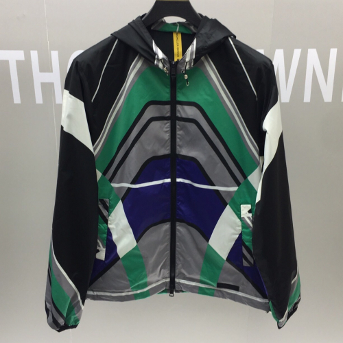 モンクレールメンズカジュアルブレーカージャケットジャケットc0492グリーン