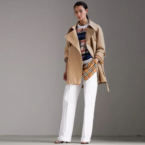 バーバリーレディースクラシックヴィンテージトレンチコートr0302ベージュ