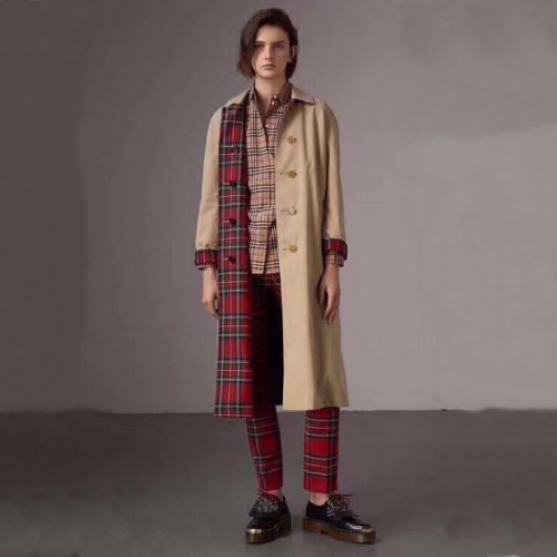 バーバリーレディースクラシック両面トレンチコートr0763.ベージュ