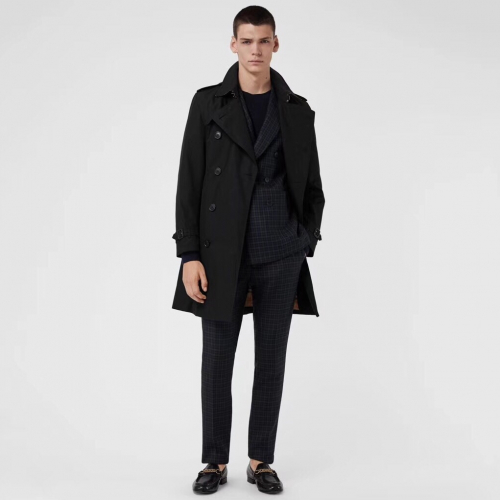 バーバリーメンズクラシックトレンチコートr0443.ブラック