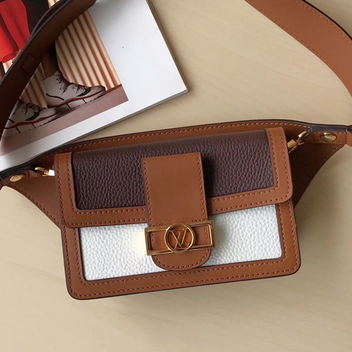 ルイヴィトンドーフィンレディースバムバッグM58881,B1324,19,ホワイト