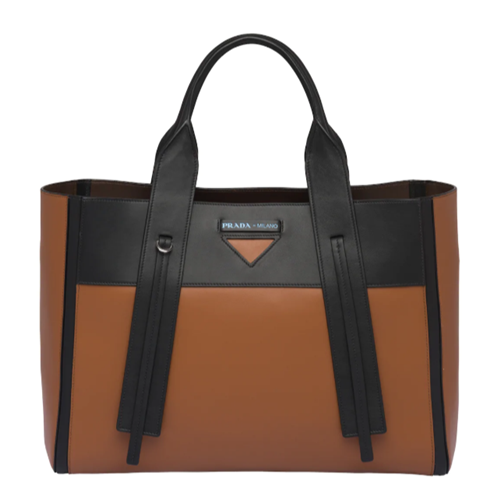 "プラダウヴェルトゥールトートバッグショッパーバッグ,1G235-2,40,ブラウン
