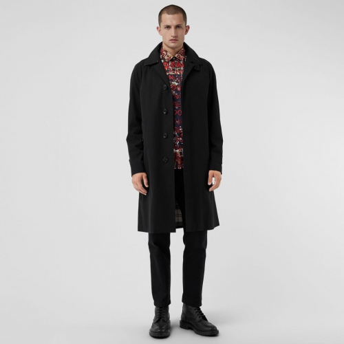 バーバリーメンズクラシックヴィンテージトレンチコートr0850.ブラック