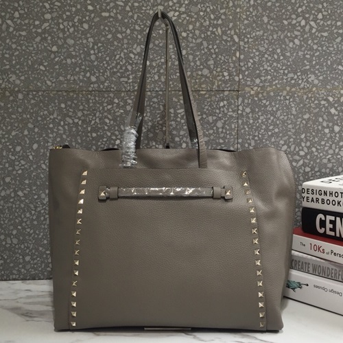 ヴァレンティノレディーストートバッグショッパーバッグ,B0643,グレー