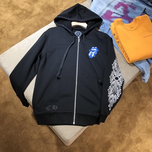 --オフホワイトメンズウルフコットンフーディT0003ブラック