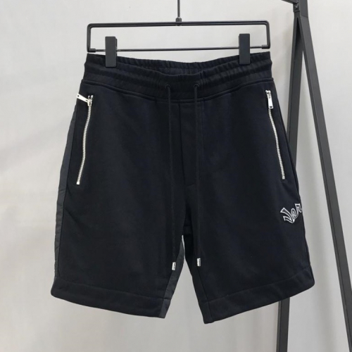 ヴェルサーチェメンズイニシャルカジュアルトレーニングショートパンツp0057(ブラック)