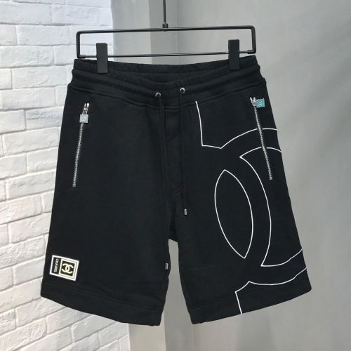 シャネルメンズイニシャルカジュアルトレーニングショートパンツp0013(ブラック)