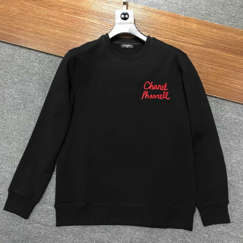 シャネルメンズウルフコットンフーディT0016.(-3).ブラック