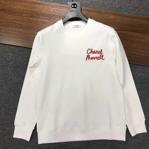 シャネルメンズウルフコットンフーディT0016.(-3).ホワイト