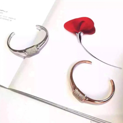 ,,-ブルガリレディースブレスレット18メッキホワイトゴールド,ゴールドブレスレットL0021.