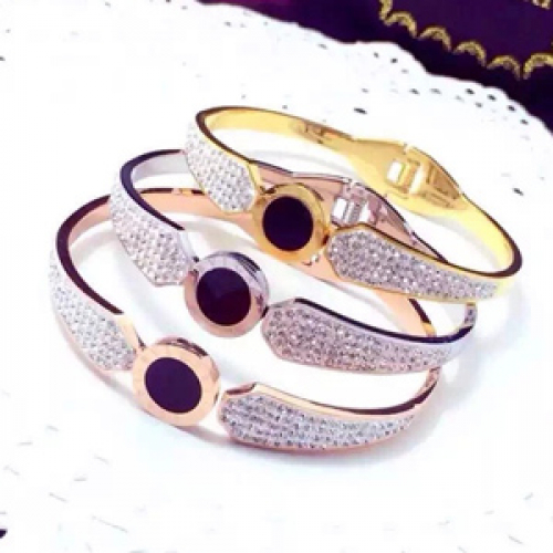 ,,,-ブルガリレディースブレスレット18メッキホワイトゴールド,ゴールド,イエローゴールドブレスレットL0024.