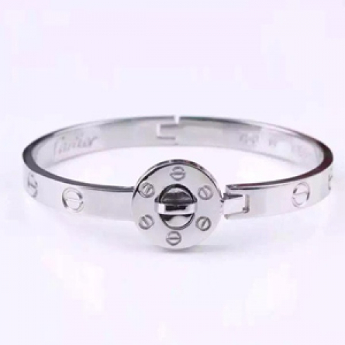 /カルティエレディースブレスレット18メッキホワイトゴールド/イエローゴールドブレスレットR0018.