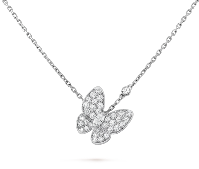 ヴァンクリーフ＆アーペルレディースネックレスC0399.(ホワイトゴールド)