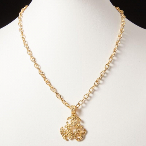 シャネルレディースヴィンテージネックレスA0079.(イエローゴールド)