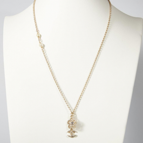 シャネルレディースヴィンテージネックレスA0083.(イエローゴールド)