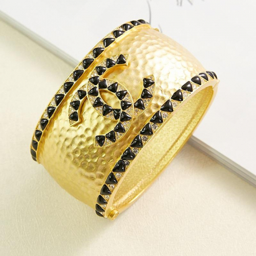 -シャネルレディースヴィンテージブレスレットL0086.(イエローゴールド)