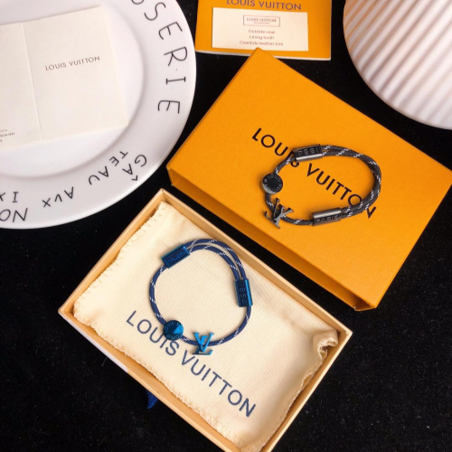 -ルイヴィトンレディースブレスレットu0047.(ブルー,ブラック)