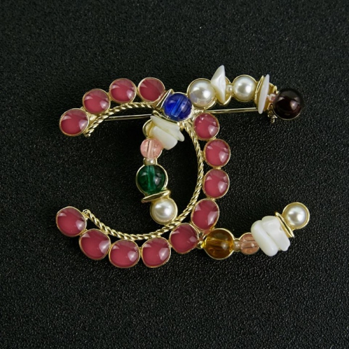 -シャネルブローチa0124.(レッド)