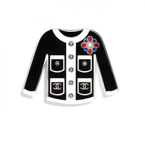 -シャネルブローチa0125.(ブラック)