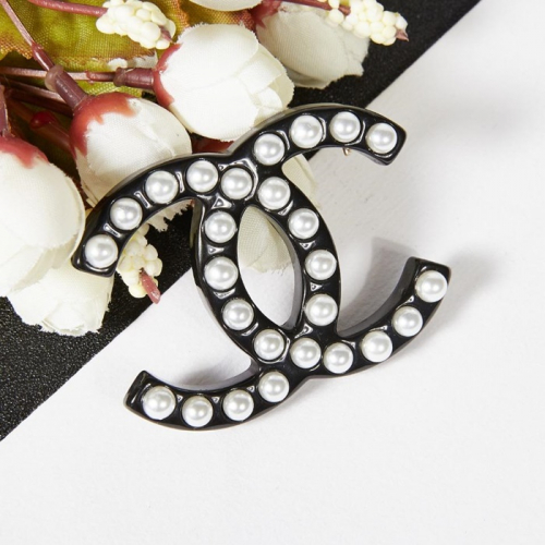 -シャネルブローチa0127.(ブラック)