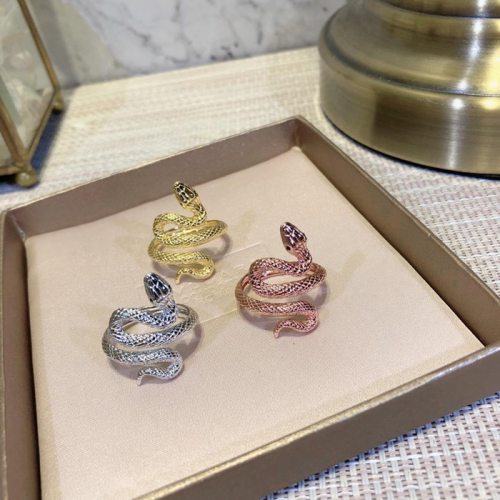 -ブルガリレディース18メッキゴールドリングL0060.(イエローゴールド,ホワイトゴールド,ゴールド)