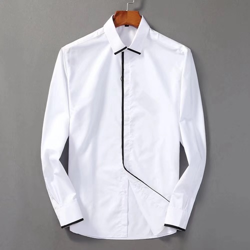 -アルマーニメンズシャツ,T0030,(-3),ブラック/ホワイト