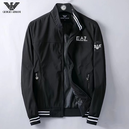 アルマーニメンズウィンドブレーカージャケットK0034ブラック