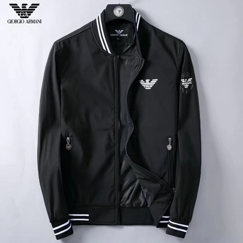 アルマーニメンズウィンドブレーカージャケットK0035ブラック