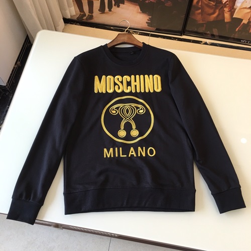 モスキーノメンズウルフコットンフーディT0003.(-3).(ブラック)