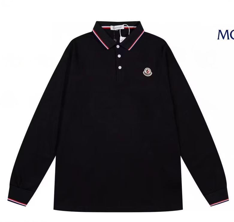 モンクレールメンズシルケットシャツS0065.(M3).(ブラック)