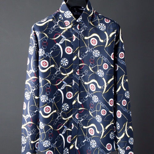 -アルマーニメンズシャツ,T0061,ネイビー