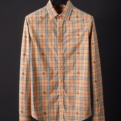 バーバリーメンズシャツT0284.(-3),カーキ