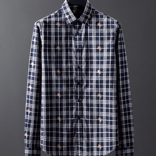 バーバリーメンズシャツT0285.(-3),ブラック