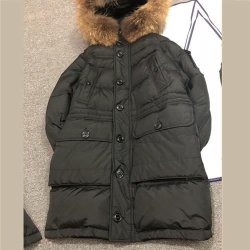 モンクレールメンズロングダウンパディングN0164,(ブラック)