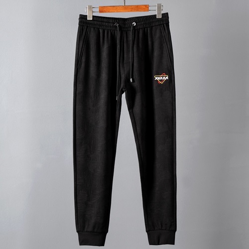 プラダメンズコットントレーニングパンツP0031(ブラック)