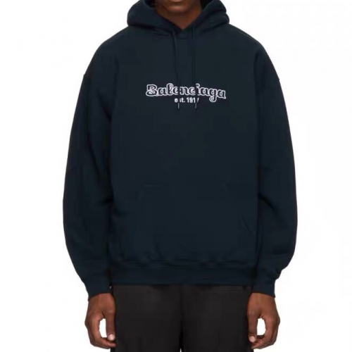 バレンシアガメンズ刺繍オーバーサイズコットン起毛フーディl03