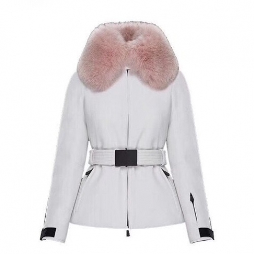 モンクレールレディースパッチモダンダウンパディングc0537.2(ブラック/ホワイト)