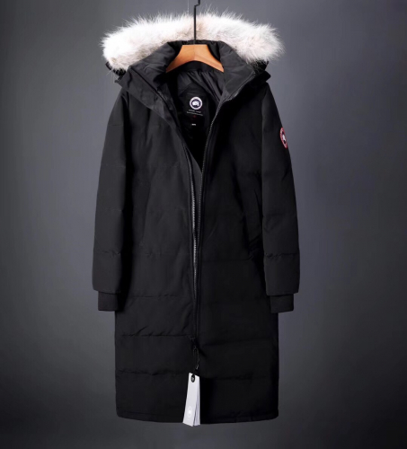 カスタム級カナダグースユニセックスオーバーサイズダウンパディングn0107.ブラック