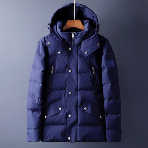 バーバリーメンズダウンパディングr0869.ブルー