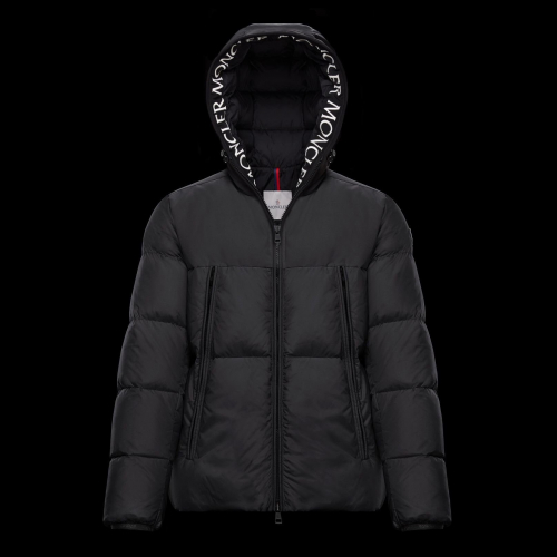 モンクレールユニセックスパッチモダンダウンパディングc05622(ブラック/ブルー)