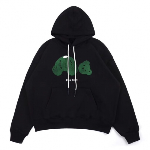 パームエンジェルスメンズオーバーサイズコットンフーディm006ブラック