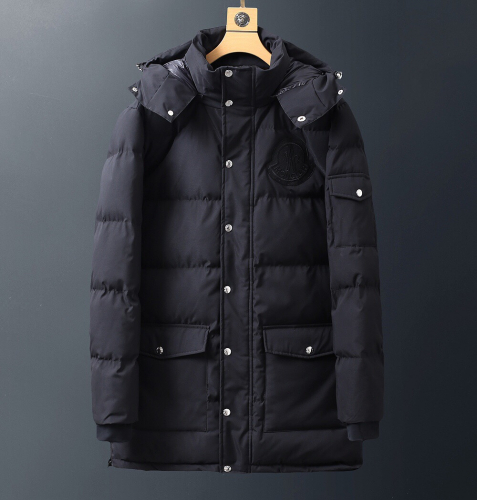 モンクレールメンズパッチモダンダウンパディングc0594ブラック