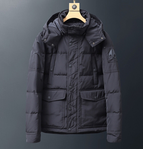 ムースナックルズメンズダウンパディングo0012ブラック