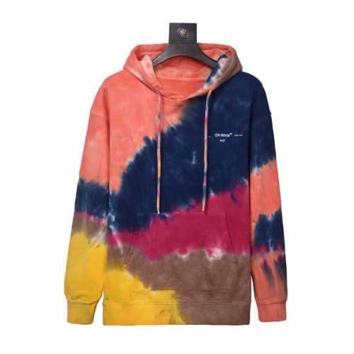 オフホワイトメンズコットンフーディf0106イエロー