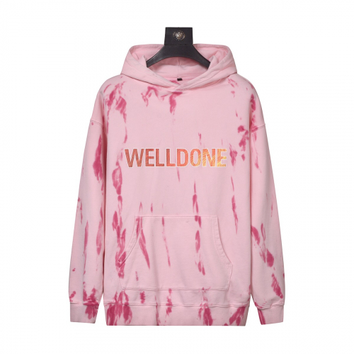 オフホワイトメンズコットンフーディf0107ピンク