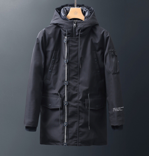 モンクレールメンズパッチモダンダウンパディングc0629ブラック