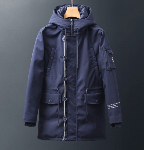 モンクレールメンズパッチモダンダウンパディングc0630ネイビー