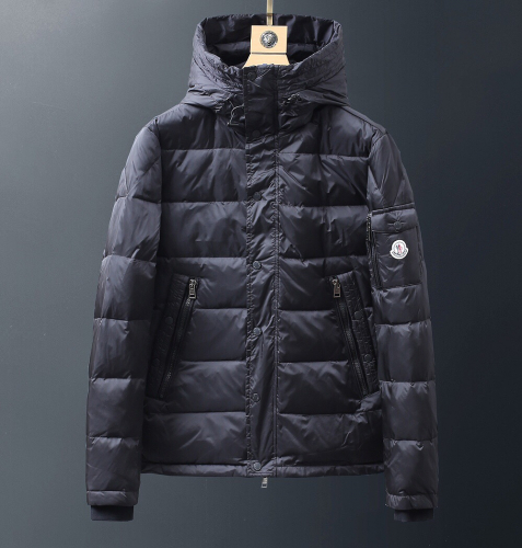 モンクレールメンズパッチモダンダウンパディングc0631ブラック