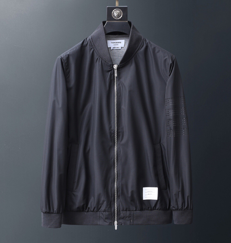 トムブラウンメンズカジュアルウィンドブレーカージャケットm0179ブラック